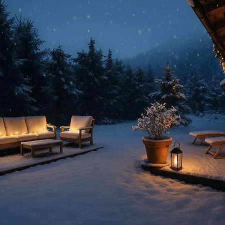 Prázdninový dům Harmony Deluxe Chalet, Sauna & Fireplace By Belle-stay